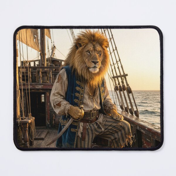 Item preview, Lion Pirate, King of the High Seas designed and sold by Tridentulus.