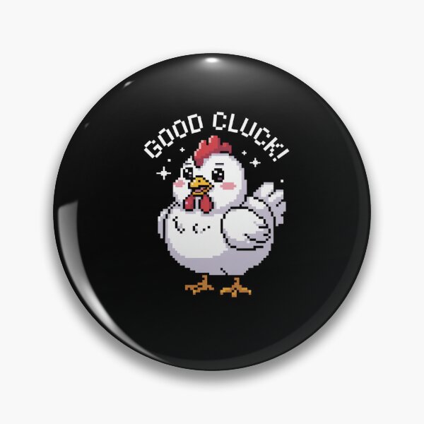 Item preview, Wonton the Pixel Gaming Cute Chicken  designed and sold by ReadySide.