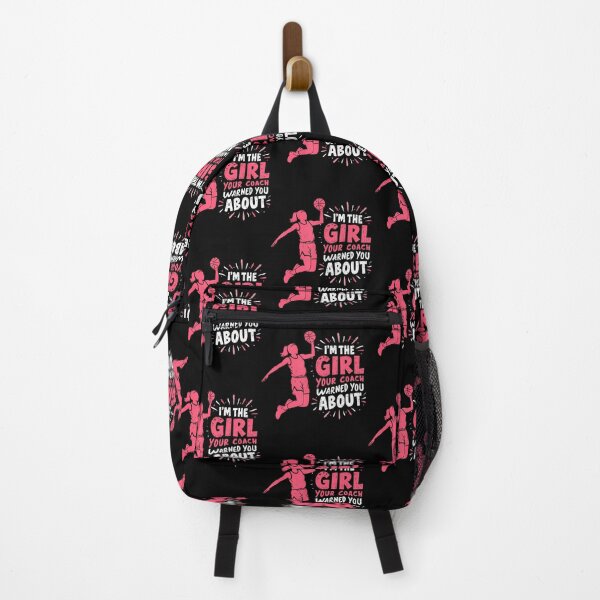 Item preview, I'M The Girl Your Coach Warned You About Basketball Player designed and sold by KathleenEliza.