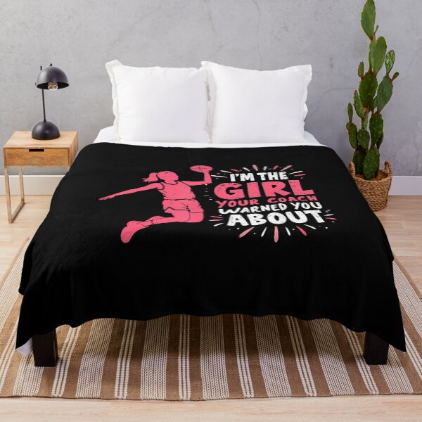 Item preview, I'M The Girl Your Coach Warned You About Basketball Player designed and sold by KathleenEliza.