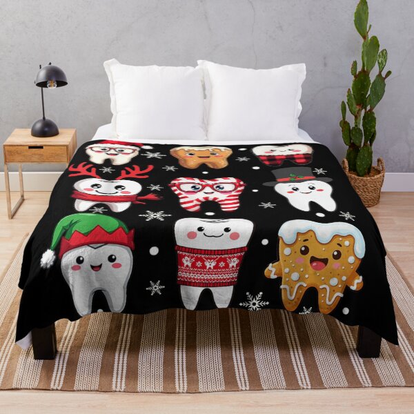 Item preview, Cute Christmas Teeth Dental Hygienist Dentist Holiday Graphic designed and sold by WilliaMaler.