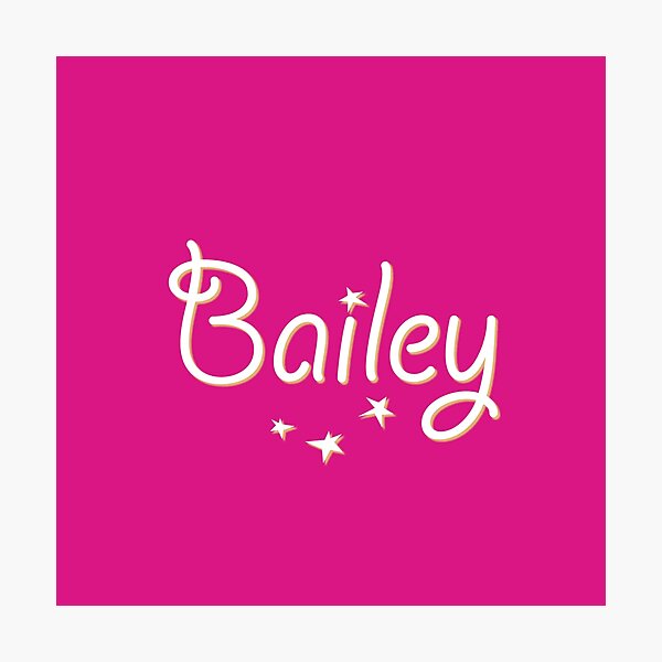 Item preview, My Name is Bailey designed and sold by CharlottePlaceArt.