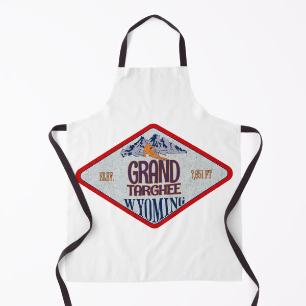 Item preview, Grand Targhee Ski Resort, Wyoming, Vintage skiing badge design designed and sold by Wanderful-roads.