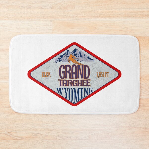 Item preview, Grand Targhee Ski Resort, Wyoming, Vintage skiing badge design designed and sold by Wanderful-roads.