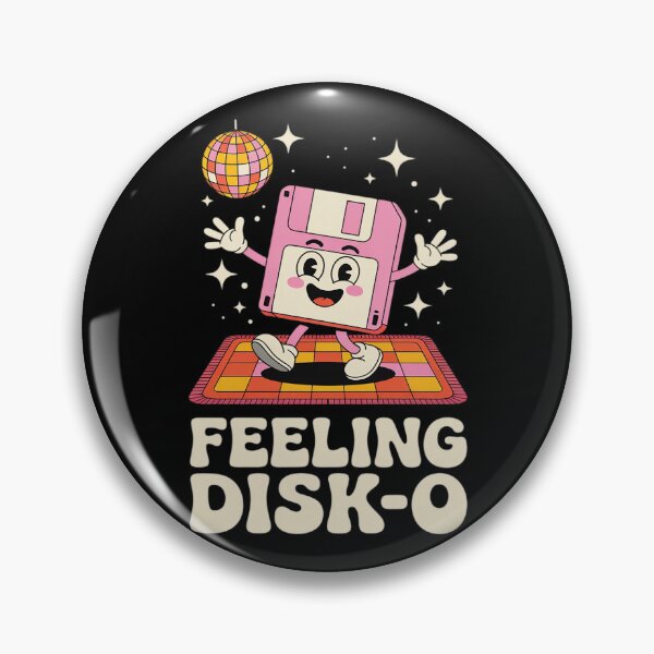 Item preview, Kawaii Floppy Disk Tech Joke 80s 90s Dance Disco designed and sold by skanderio.