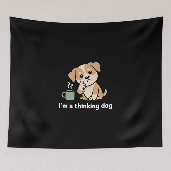 Item preview, Kawaii Japanese Dog – Quirky, Cute & Philosophical Character designed and sold by skanderio.