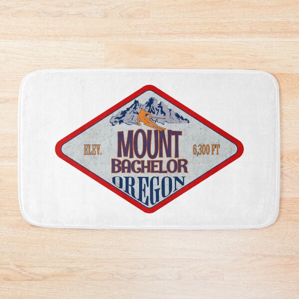 Item preview, Mount Bachelor Ski Resort, Oregon, Vintage skiing badge design designed and sold by Wanderful-roads.