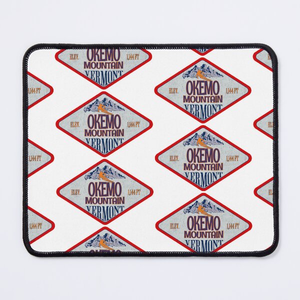 Item preview, Okemo Mountain Ski Resort, Vermont, Vintage skiing badge design designed and sold by Wanderful-roads.