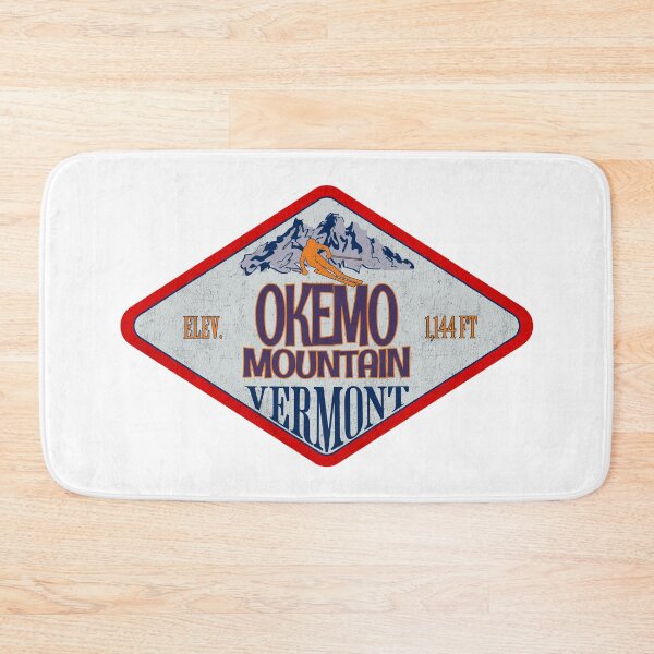 Item preview, Okemo Mountain Ski Resort, Vermont, Vintage skiing badge design designed and sold by Wanderful-roads.
