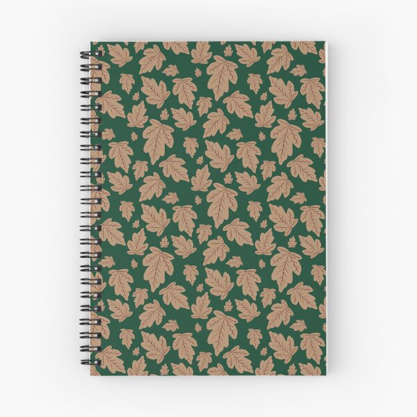 Item preview, Hojas de otoño sobre un fondo verde designed and sold by PapuruDesigns.