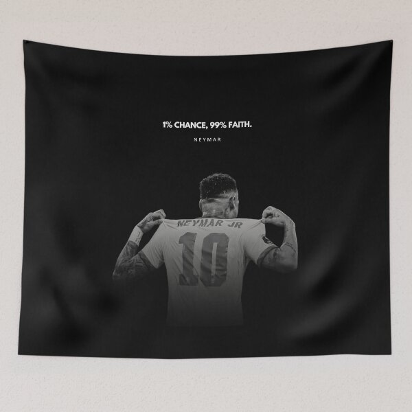 Item preview, Neymar Motivational Quote Portrait designed and sold by SuccessInsanity.