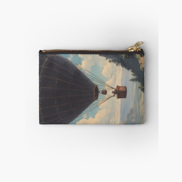 Item preview, Hot air balloon over picturesque landscape designed and sold by Mianku | Für das Leben.