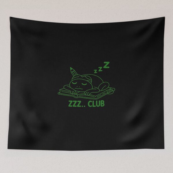 Item preview, Kawaii Sleeping Frog School Homework Harajuku Japanese Sleep designed and sold by skanderio.