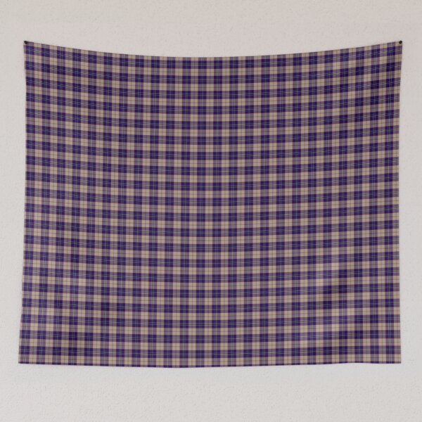 Aperçu de l'œuvre Tartan Harris Royal Blue Clan – Motif écossais à carreaux pour les fiers Écossais créée et vendue par The Tartan Forge.