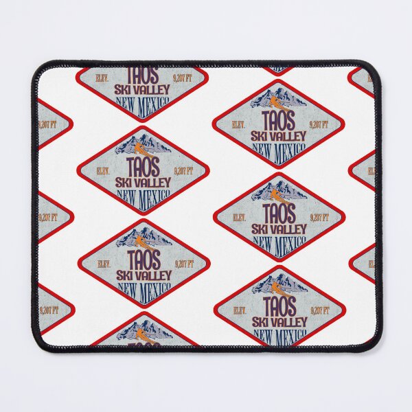 Item preview, Taos Ski Valley Ski Resort, New Mexico, Vintage skiing badge design designed and sold by Wanderful-roads.