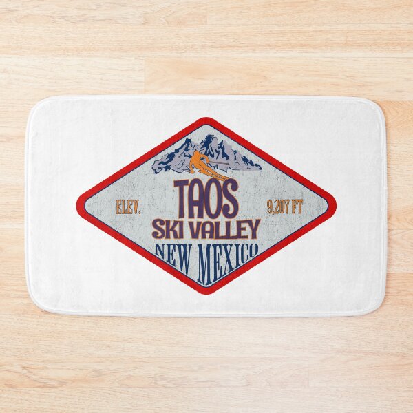 Item preview, Taos Ski Valley Ski Resort, New Mexico, Vintage skiing badge design designed and sold by Wanderful-roads.