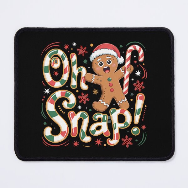 Item preview, Oh Snap Gingerbread Man Funny Breakaway Holiday designed and sold by judycuevas1.