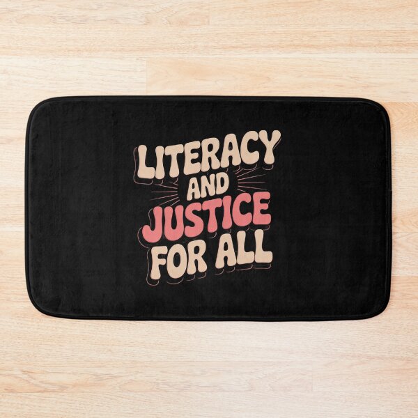Item preview, Literacy And Justice For All Book Lover  designed and sold by RoyTill0Art.