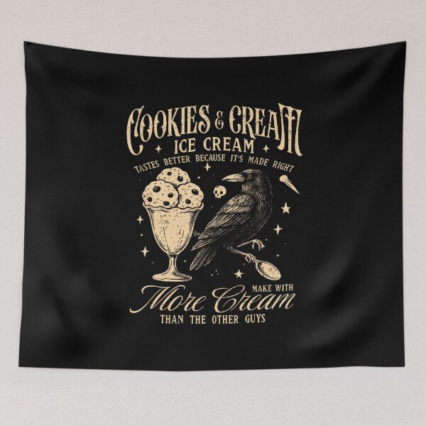 Item preview, Dark Romance Spicy Book Raven Crow Reading Cookies Cream designed and sold by KathleenEliza.