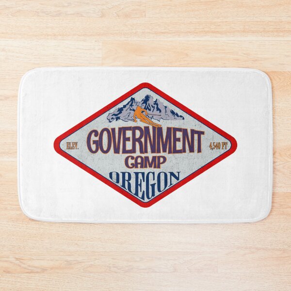 Item preview, Government Camp Ski Resort, Oregon, Vintage skiing badge design designed and sold by Wanderful-roads.