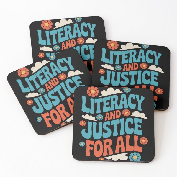 Item preview, Literacy And Justice For All Bookworm Get Lit Teacher 3  designed and sold by RoyTill0Art.
