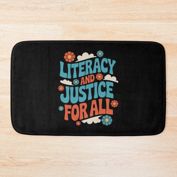 Item preview, Literacy And Justice For All Bookworm Get Lit Teacher 3  designed and sold by RoyTill0Art.