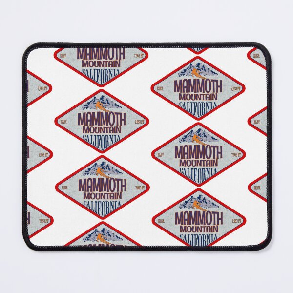 Item preview, Mammoth Mountain Ski Resort, California, Vintage skiing badge design designed and sold by Wanderful-roads.