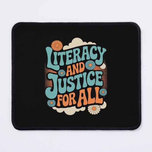 Item preview, Literacy And Justice For All Bookworm Get Lit Teacher 4  designed and sold by RoyTill0Art.