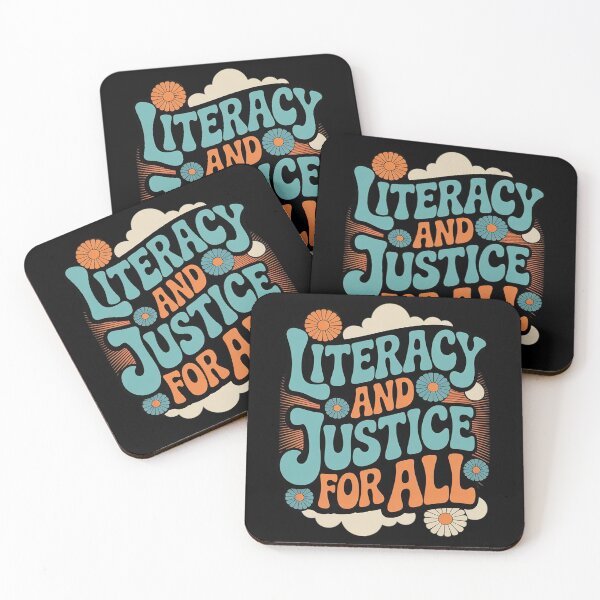 Item preview, Literacy And Justice For All Bookworm Get Lit Teacher 4  designed and sold by RoyTill0Art.