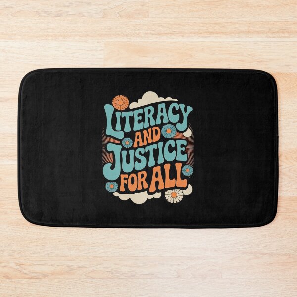 Item preview, Literacy And Justice For All Bookworm Get Lit Teacher 4  designed and sold by RoyTill0Art.