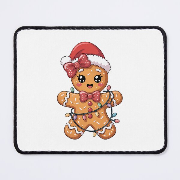 Item preview, Merry Christmas Gingerbread Cookie With Cute Holiday Lights designed and sold by kienoy.