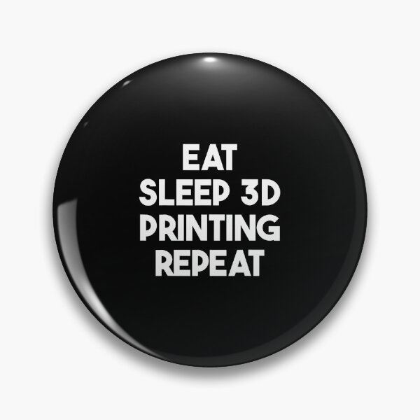 Artikelvorschau, Retro Eat Sleep 3D Printing Repeat Filament Printer Printing entworfen und verkauft von CaraRuth.
