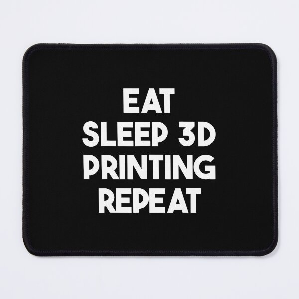 Item preview, Retro Eat Sleep 3D Printing Repeat Filament Printer Printing designed and sold by CaraRuth.