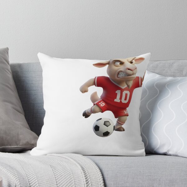 Item preview, The Real G.O.A.T. - Angry Soccer Player Mascot designed and sold by KayaVisuals.
