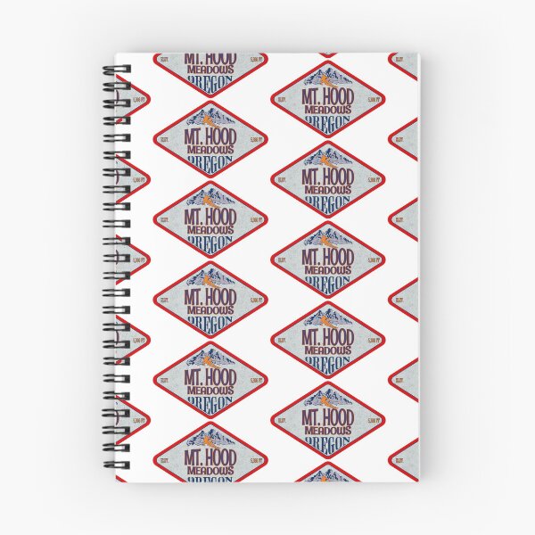Item preview, Mt. Hood Meadows Ski Resort, Oregon, Vintage skiing badge design designed and sold by Wanderful-roads.