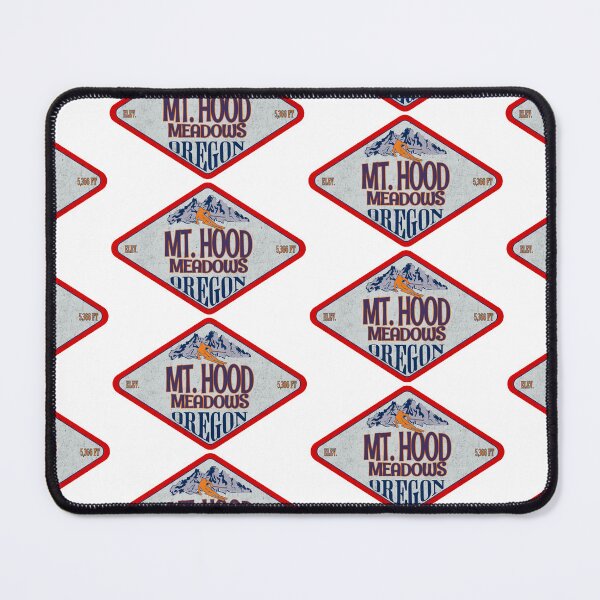 Item preview, Mt. Hood Meadows Ski Resort, Oregon, Vintage skiing badge design designed and sold by Wanderful-roads.