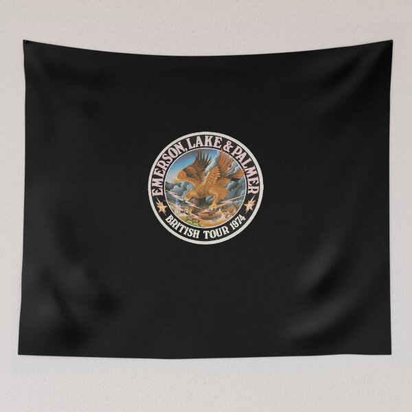 Item preview, Emerson-Lake-_Amp_-Palmer-British-Tour-1974-Logo designed and sold by FranzosefMichel.