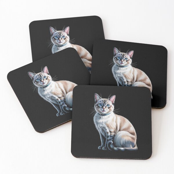 Item preview, Snowshoe Cat Pixel Art Men Women  designed and sold by ReadySide.