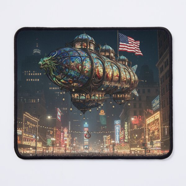 Item preview, Historic New York Times Sq XMAS Eve 1900’s Airship designed and sold by AppliedAtelier.