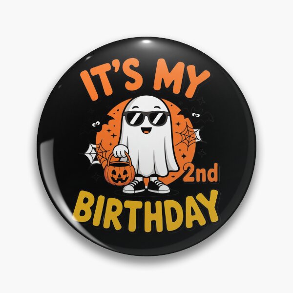Artikelvorschau, Kinder, es ist mein 2. Geburtstag, Junge, Geist, Halloween, 2 Jahre alt entworfen und verkauft von imsamaharem.