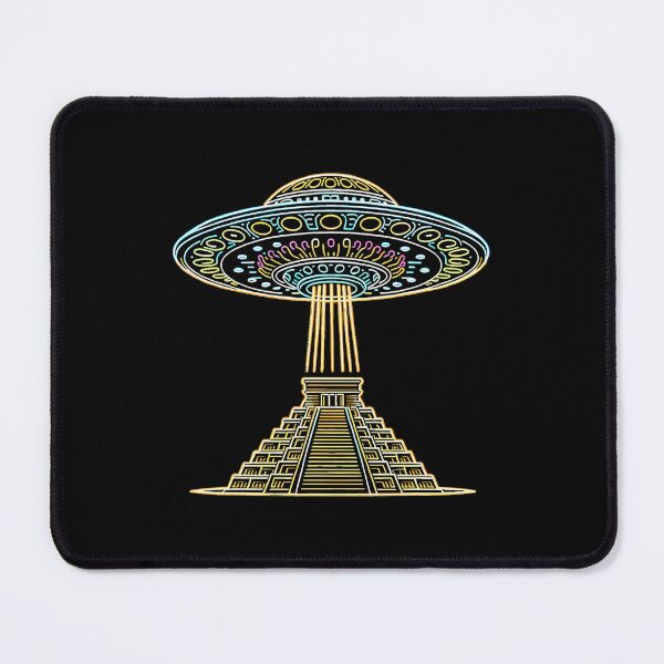Item preview, Mayan Pyramid Meets Ufo Spacecraft designed and sold by OnaConnie.