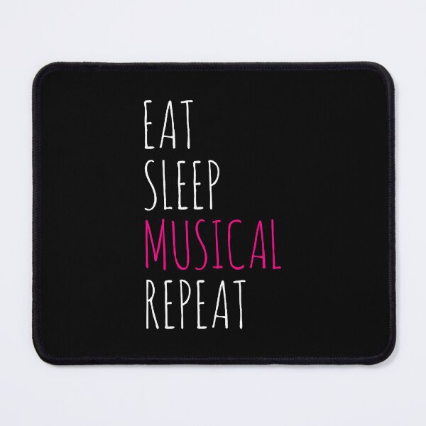 Item preview, Eat Sleep Musical Repeat Theatre Art Actor designed and sold by CaraRuth.