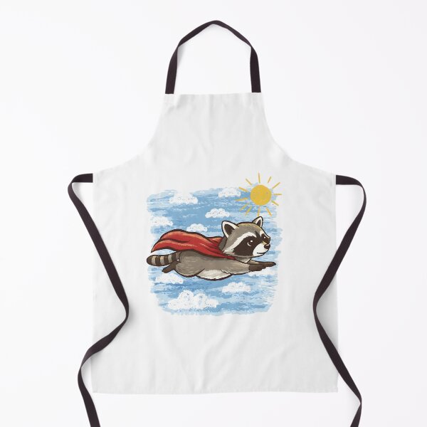Item preview, Raccoon Superhero Flying Adventure designed and sold by dudelinart.