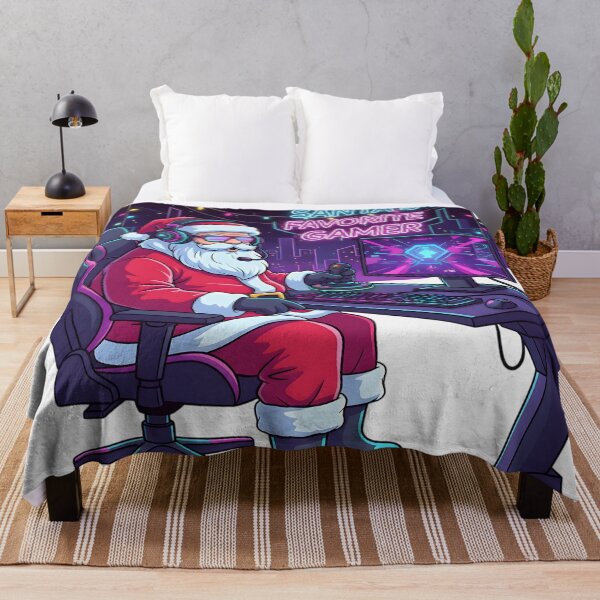 Item preview, Santa’s Favorite Gamer - Funny Christmas Gaming Design designed and sold by SoulenCify.