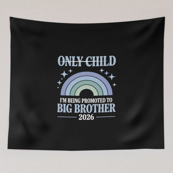 Item preview, Kids Promoted to Big Brother 2026 Rainbow Cute Sibling 2026 designed and sold by imsamaharem.