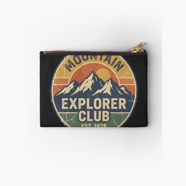 Item preview, Mountain Explorer Club Vintage Outdoor Badge | Retro Hiking & Adventure Design designed and sold by RogueWeave.