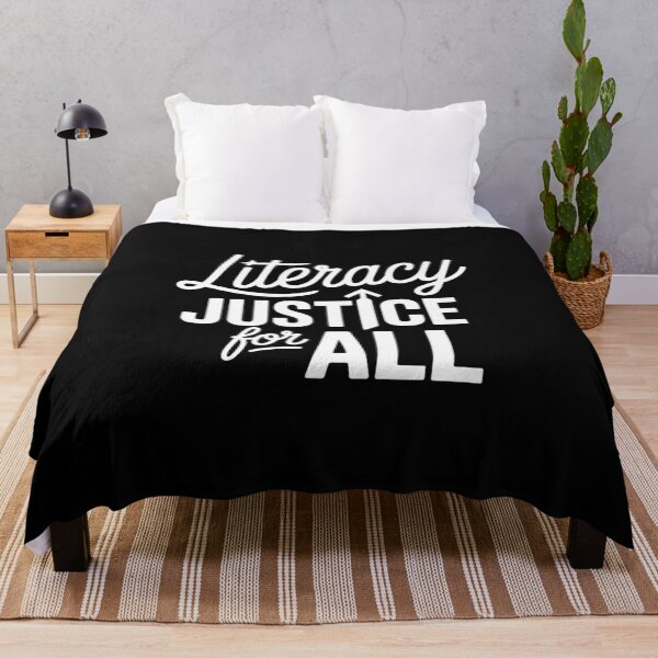 Item preview, Literacy And Justice For All Funny Reading Literacy Teacher  designed and sold by RoyTill0Art.