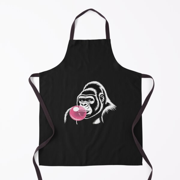 Item preview, Cute Gorilla on pink bubble gum Gorilla designed and sold by GaryPacheco6.