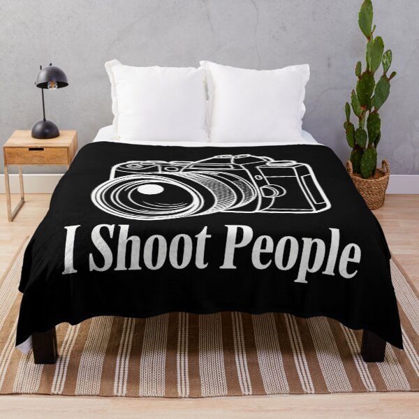 Item preview, Camera Lover Funny Photographer Quotes I Shoot People designed and sold by MelanieMiram1.