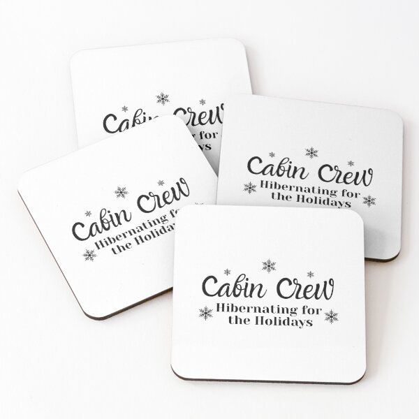 Item preview, Cabin Crew Hibernating For The Holidays: winter travel quote festive holiday humor designed and sold by Ali-printshop.
